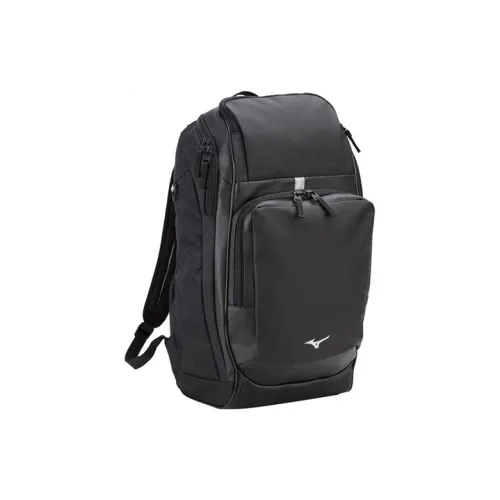 Mizuno ПУ (полиуретан) Полиэстер Рюкзак Унисекс Черный