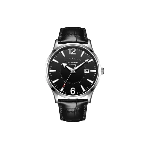 HANBORO Механические Мужские Часы 42mm*42mm*7mm Черные