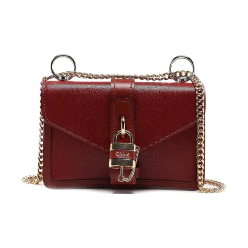 Chloe Телячья кожа Курьерская сумка Сумка через плечо Женская Коричневая