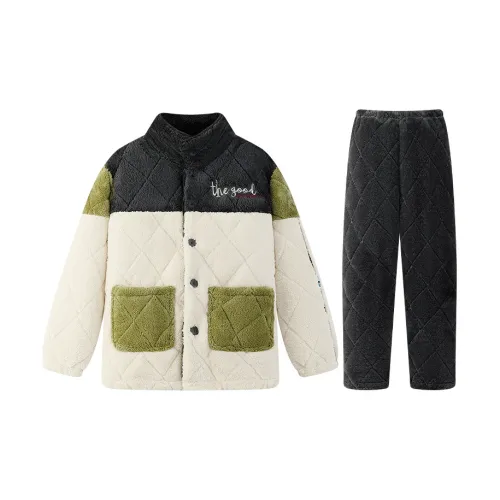 HUAIERWEI AW Утепленный мужской комплект пижам 38021 для мужчин