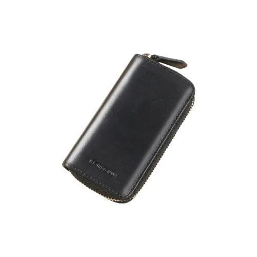 Banyanu Кошелек из коровьей кожи держатель для карт Key Pouch стандартный унисекс черный кофейный хаки бургунди синий абрикосовый желтый