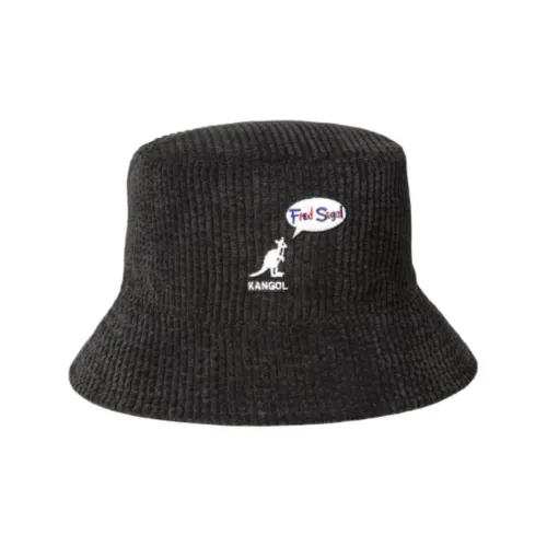 KANGOL Хлопок полиэстер холст вельвет панамы унисекс черный красный