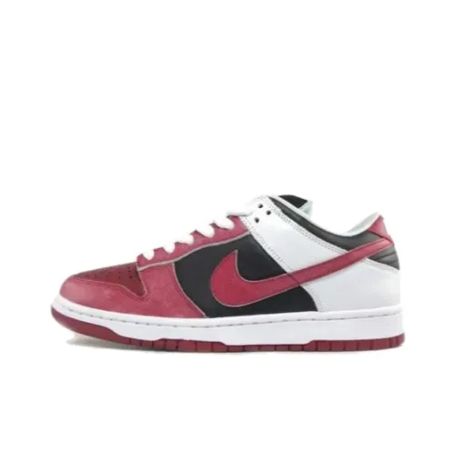 Nike Dunk SB Pro Амортизация Износостойкие Низкие Скейтборд Кроссовки Унисекс Белый Красный