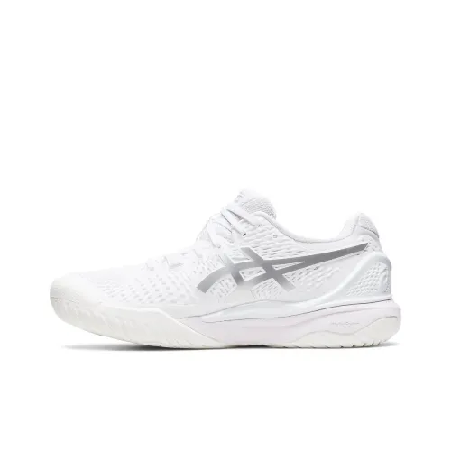 Asics Гель Resolution 9 Low Топ Кроссовки для тенниса Женские Белые