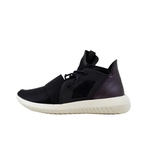 Adidas Originals Tubular Defiant Амортизация Износостойкий Низкий Топ Повседневная Обувь Женская Черный Белый