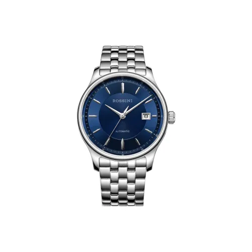 ROSSINI Автоматический механический механизм Мужские часы Enlightenment Collection 41mm*41mm*11,1mm Синий