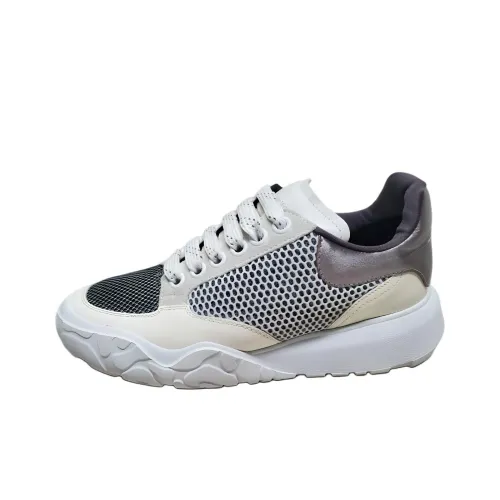 Alexander McQueen Court Trainer Повседневный Низкий Топ Белый Женский