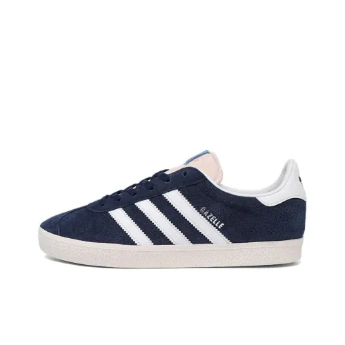 Adidas Originals Gazelle Low Топ Скейтборд Кроссовки Унисекс Синий Белый