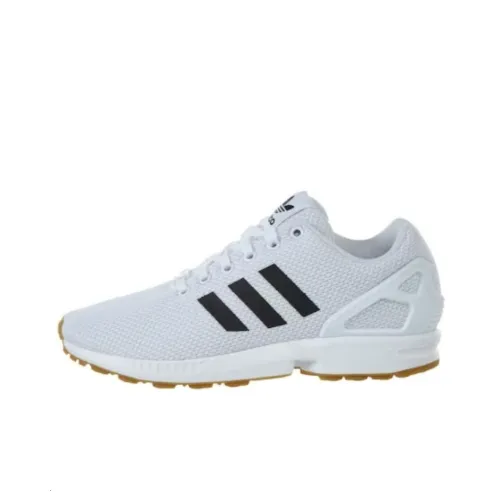 Adidas Originals ZX Flu Slip-Resistant Low Top Повседневная обувь Унисекс Белый