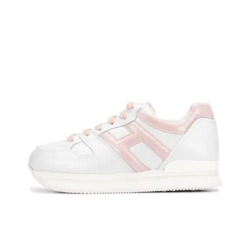 HOGAN Низкий Топ Повседневная Обувь Женская Белая Розовая