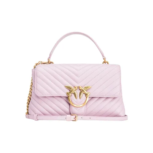 PINKO Puff Коровья кожа Сумка через плечо Сумка Женская Сиреневый