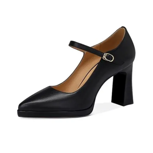 JESSICA SOPHIA Грубый каблук Туфли Мэри Джейн Женские