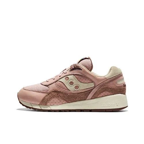 Saucony Shadow 6000 Беговые кроссовки Низкий верх Красный Коричневый Унисекс