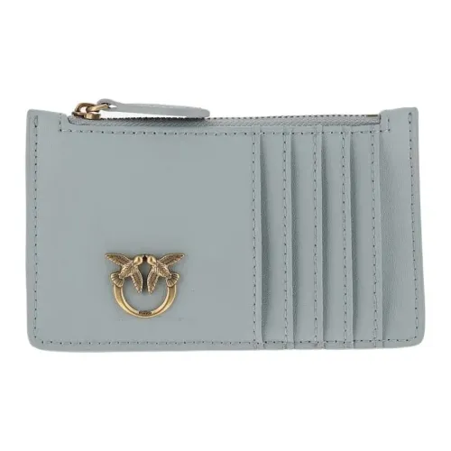 PINKO Овчина с коровьей кожей держатель для карт женский светло-синий