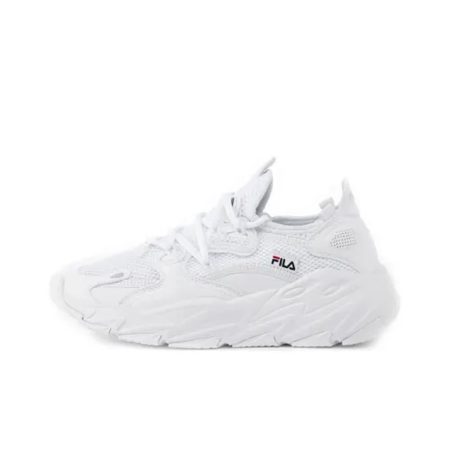FILA Ray Tracer Evo 2 Амортизация Износостойкие Низкие Кроссовки для Бега Унисекс Белые