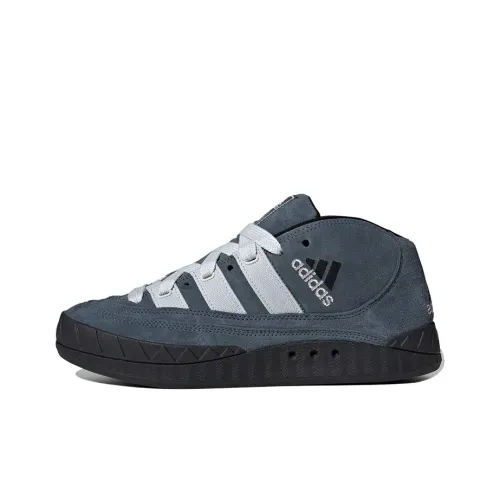 Adidas Originals Adimatic MID Амортизация MID Топ Кроссовки для скейтбординга Мужской Синий Белый