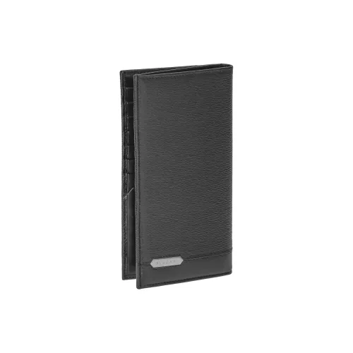 BVLGARI Кожа Кошелек Мужской Черный