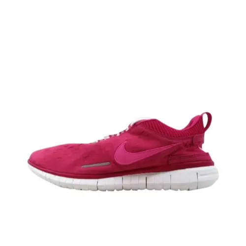 Nike Free Og 14 Амортизация Износостойкие Низкие Кроссовки для Бега Женские Розовые
