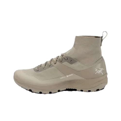 Arcteryx VERTE Удобный Slip-resistant и дышащий High Top Уличная обувь Унисекс Дымчатый серый цвет