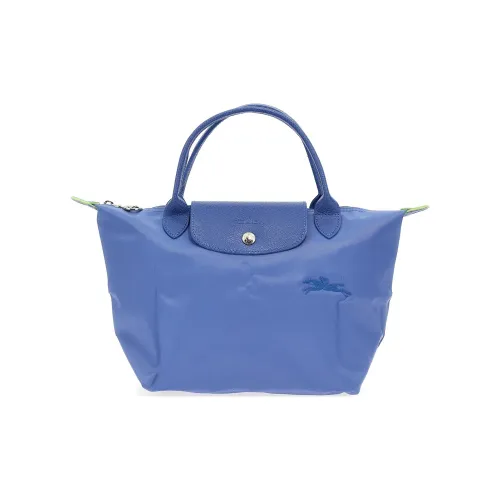 LONGCHAMP Le Pliage Green Переработанный холст холщовая сумка маленькая женская сумка с цветами