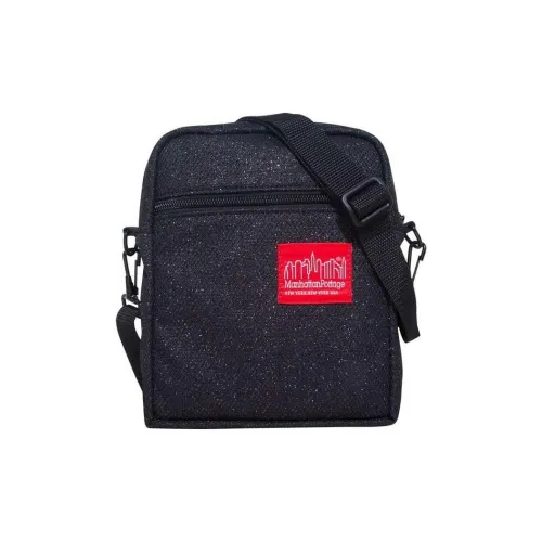 Manhattan Portage Хлопковая сумка через плечо унисекс черного цвета