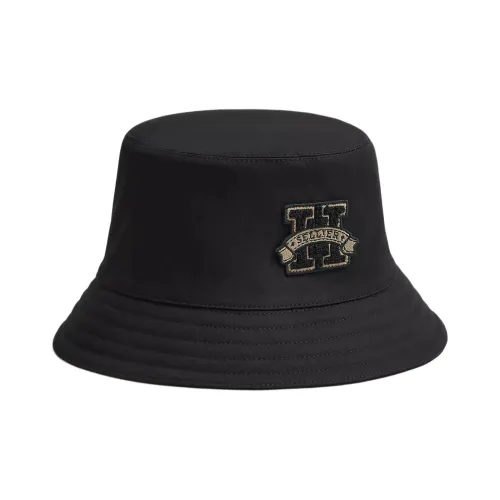 HERMES Cotton Bucket Hats Женские Черный