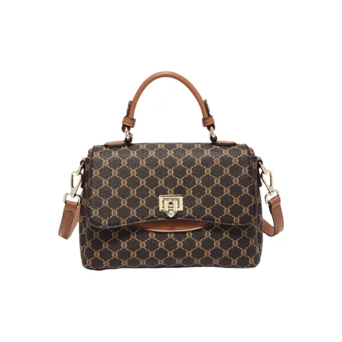 MARINO ORLANDI Сумка из синтетической кожи сумка через плечо маленькая женская кофейного хаки цвета