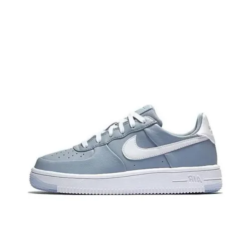 Nike Air Force 1 Амортизация Износостойкие Низкие Кроссовки для Скейтбординга Женские Синие Белые
