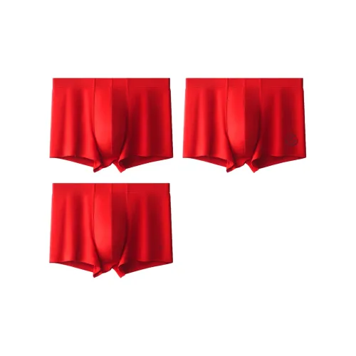 Нижнее белье Red Bean Мужское 3 штуки Изобилие каждый год