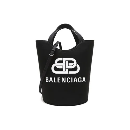Balenciaga Сумка через плечо Сумка-ведро Сумка-тоут Сумка для покупок Сумка на плечо Сумка обычная Женская Черно-белая