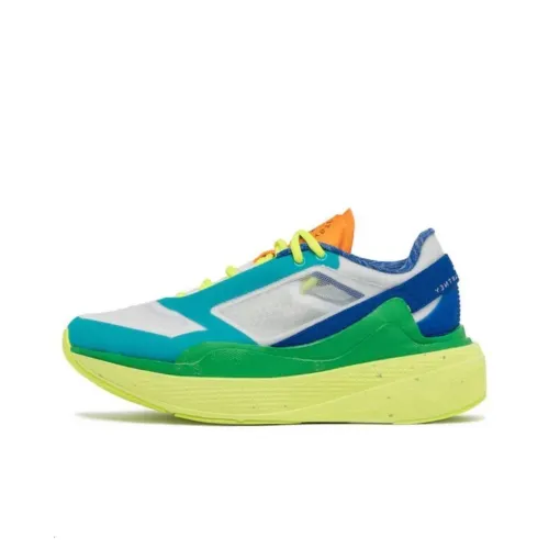 Adidas Earthlight Mesh Амортизация Износостойкие Низкие Кроссовки для Бега Женские Синие Зеленые Желтые