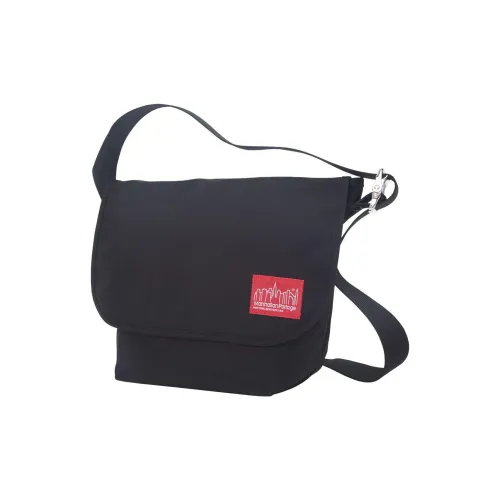 Manhattan Portage Cordura® Classic Fabric Messenger Bag Shoulder Bag Medium Unisex Black Манхэттен Портедж Cordura® Классическая тканевая сумка-доставка сумка через плечо средний размер унисекс черный