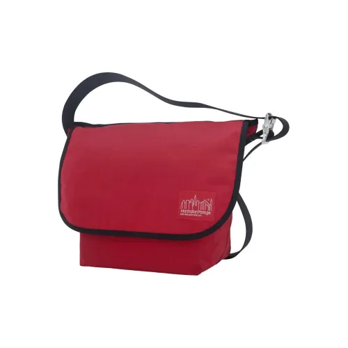 Manhattan Portage CORDURA Ткань Курьерская Сумка Сумка через плечо Средняя Унисекс Красная