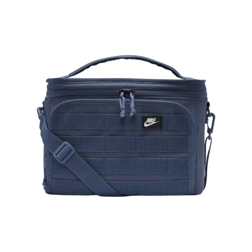 nike Полиэстер Сумка через плечо Большая Унисекс Темно-синий Серый
