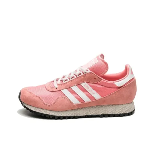 Adidas Originals New York Амортизация Износостойкие Низкие Кроссовки для Бега Мужские Розовые Белые