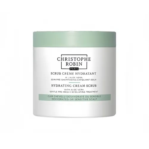 Christophe Robin Алоэ Вера Увлажняющий Скраб для Скальпа Сглаживающий 250 мл