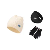 Экрю + Перчатка + Наушники — меховые капюшоны