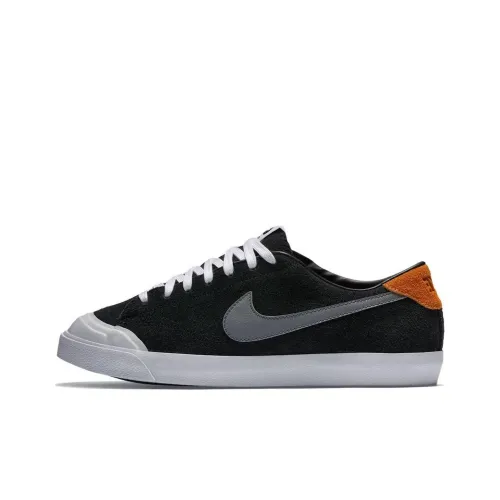 Nike Zoom All Court Air CK Амортизация Низкий Топ Скейтбординг Мужские Черные Серые