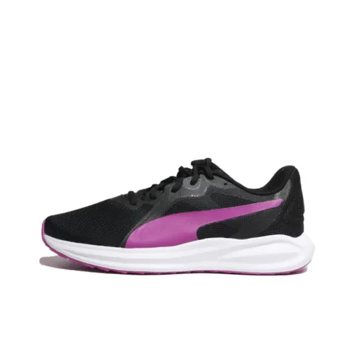 PUMA Twitch Runner Беговые кроссовки Низкий Топ Черный Фиолетовый Женские