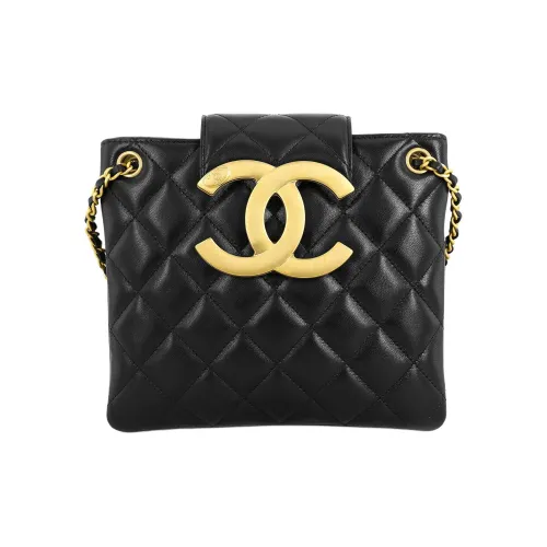 CHANEL Sheepskin Tote Bag Shopping Bag Crossbody Bag Shoulder Bag Women's Black CHANEL Овчина Тоут Сумка Сумка для покупок Сумка через плечо Сумка для плеча Женская Черная