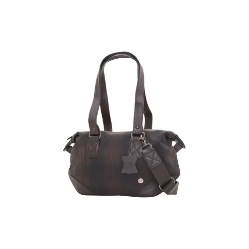 Manhattan Portage Сумка из холста с обработкой парафином через плечо сумка Extra Mini унисекс клетка темно-коричневый