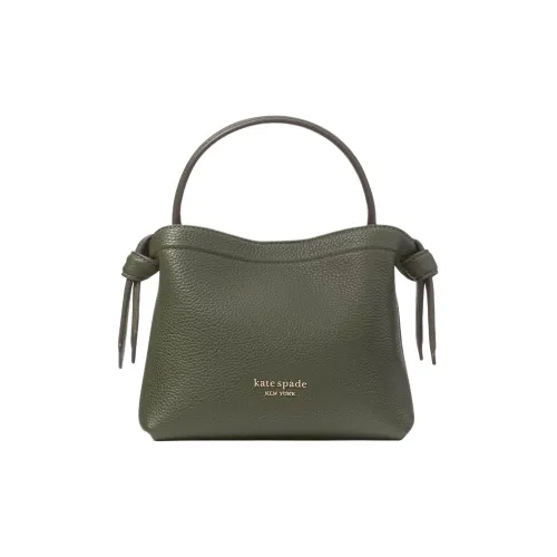 Kate Spade Knott Litchi Grain Leather Tote Bag Shopping Bag Single Shoulder Handbag Crossbody Bag Mini Women's Green