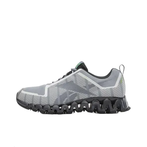 Reebok Zig Wild Амортизация Износостойкие Низкие Кроссовки для Бега Мужские Серый Черный