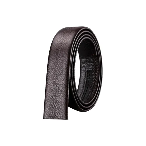 NIUMJ Без пуговиц Голова Натуральная кожа Полотняное переплетение с Телесный Кожаные ремни Мужской