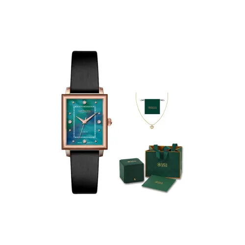 laresdomi Кварцевый механизм Женские часы 23мм*19мм*6,5мм Синий