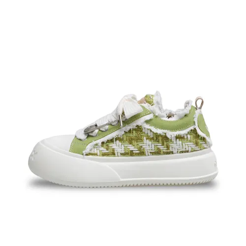 SOAP OPERA Collaboration Transcendence Low Top Canvas Shoes Green Unisex