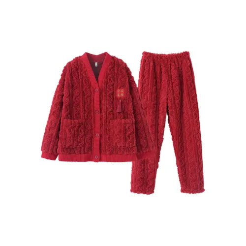 PBENO PD YS036 Красный Женские Пижамные Комплекты