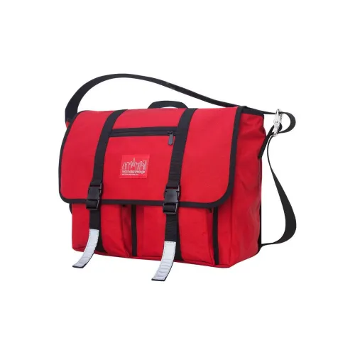 Manhattan Portage 1000D Cordura Classic Ткань Плечевая Сумка Стандартная Унисекс Красная