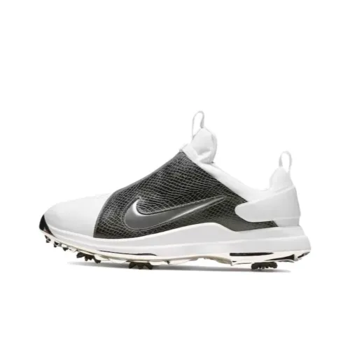 nike Tour Premiere Амортизация Износостойкие Низкие Топы Обувь для гольфа Унисекс Черный Белый