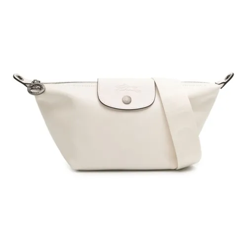 LONGCHAMP Le Pliage Xtra Телячья кожа Пельменная сумка Сумка через плечо Экстра маленькая Женская Светлый бежевый